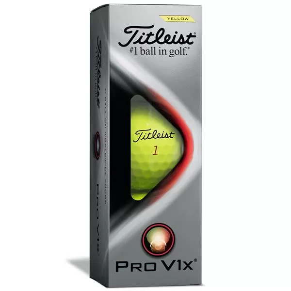 Titleist Pro V1X Golf Balls Dozen Yellow 5 Titleist Pro V1X Golf Balls Dozen Yellow - Image 3