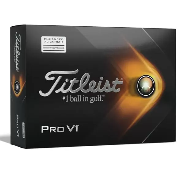 Titleist Pro V1 AIM Golf Balls Dozen White White 3 Titleist Pro V1 AIM Golf Balls Dozen White White