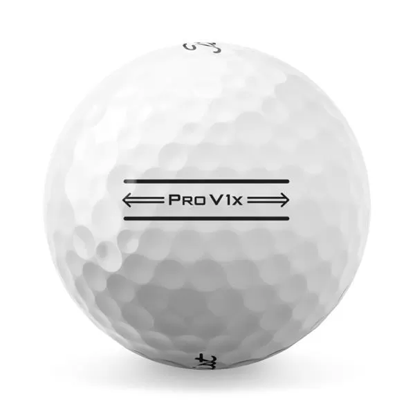 Titleist Pro V1X AIM Golf Balls Dozen White White 4 Titleist Pro V1X AIM Golf Balls Dozen White White - Image 2