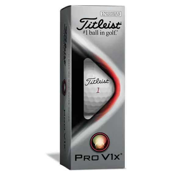 Titleist Pro V1X AIM Golf Balls Dozen White White 6 Titleist Pro V1X AIM Golf Balls Dozen White White - Image 4