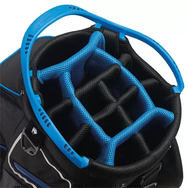 TaylorMade Cart 8.0 Bag Black White Blue 4 TaylorMade Cart 8.0 Bag Black White Blue - Image 2