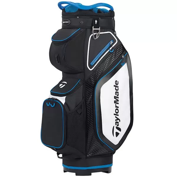 TaylorMade Cart 8.0 Bag Black White Blue 3 TaylorMade Cart 8.0 Bag Black White Blue