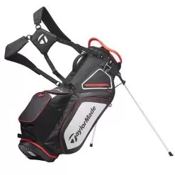 TaylorMade Stand 8.0 Bag Black White Red