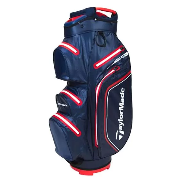 TaylorMade StormDry W/P Cart Bag Navy Red 3 TaylorMade StormDry W/P Cart Bag Navy Red