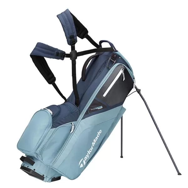 TaylorMade Flextech Stand Bag Titanium - Blue Steel 3 TaylorMade Flextech Stand Bag Titanium - Blue Steel