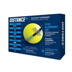 TaylorMade Distance + Golf Balls Dozen Yellow 7 TaylorMade Distance + Golf Balls Dozen Yellow -Sale Golf Online TA21D0101002 2 L