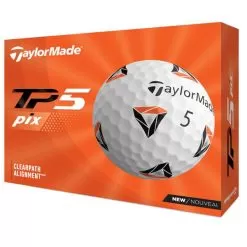 TaylorMade TP5 Pix 2.0 Golf Balls Dozen White