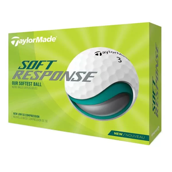 TaylorMade Soft Response 22 Golf Ball Dozen White 3 TaylorMade Soft Response 22 Golf Ball Dozen White