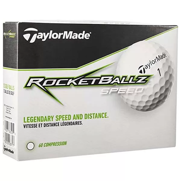 TaylorMade RocketBallz Speed Ball Dozen White 3 TaylorMade RocketBallz Speed Ball Dozen White