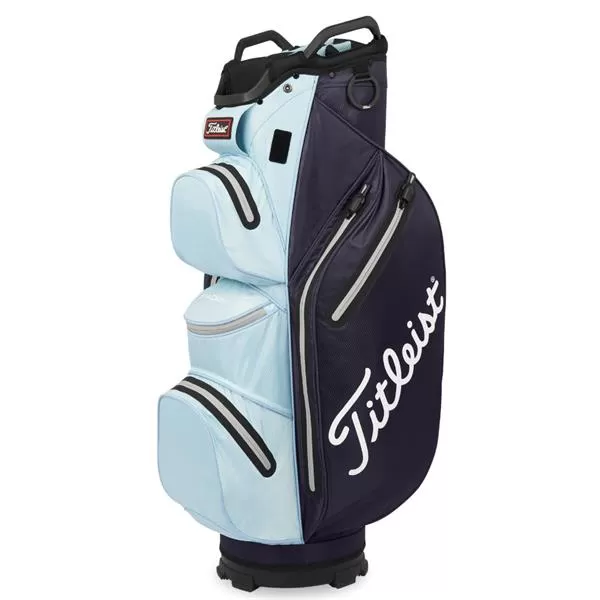 Titleist Cart 14 StaDry Bag Navy Sky Grey 3 Titleist Cart 14 StaDry Bag Navy Sky Grey