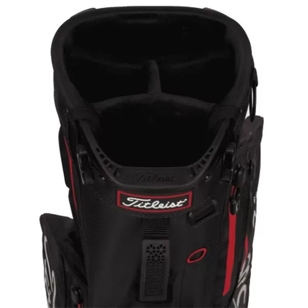 Titleist Players 4 StaDry Stand Bag 0S Black Black Red 6 Titleist Players 4 StaDry Stand Bag 0S Black Black Red - Image 4