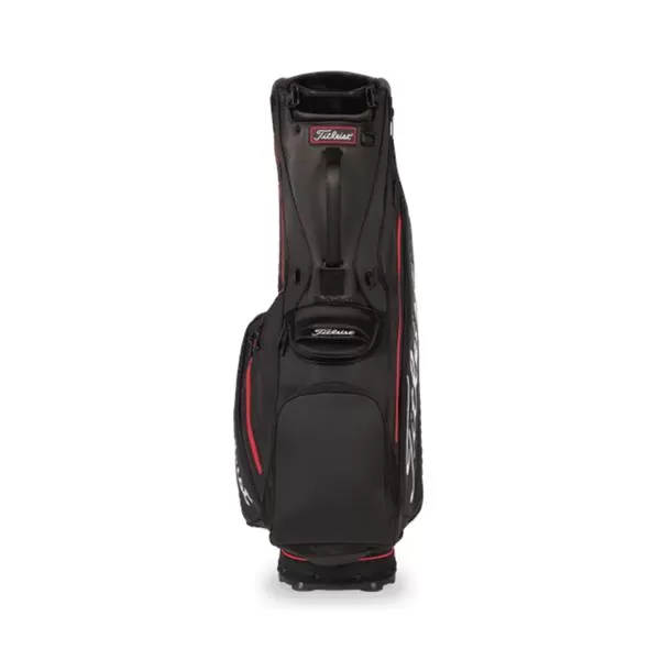Titleist Jet Black Premium Stadry Stand Bag . Black Black Red 5 Titleist Jet Black Premium Stadry Stand Bag . Black Black Red - Image 3