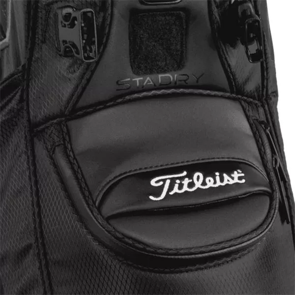 Titleist Jet Black Premium Stadry Stand Bag . Black Black Red 7 Titleist Jet Black Premium Stadry Stand Bag . Black Black Red - Image 5