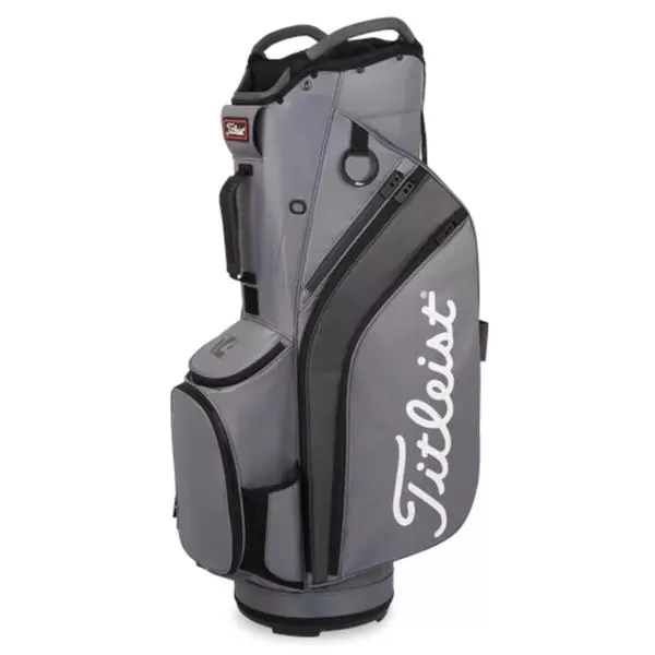 Titleist 14 Cart Bag Charcoal Graphite Black 3 Titleist 14 Cart Bag Charcoal Graphite Black