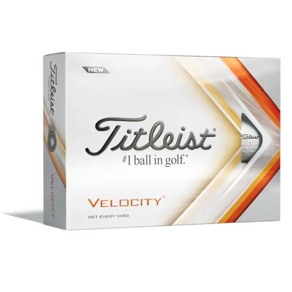 Titleist Velocity Golf Balls Dozen White 3 Titleist Velocity Golf Balls Dozen White