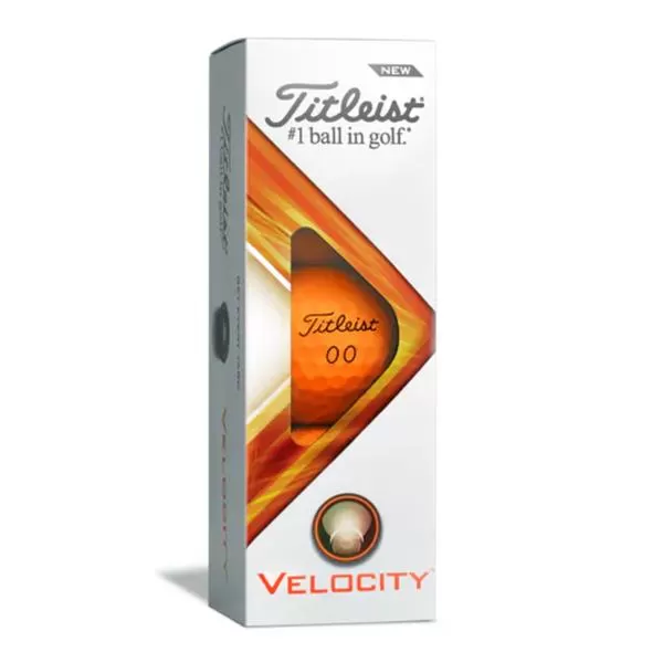 Titleist Velocity Golf Balls Dozen Matte Orange 6 Titleist Velocity Golf Balls Dozen Matte Orange - Image 4