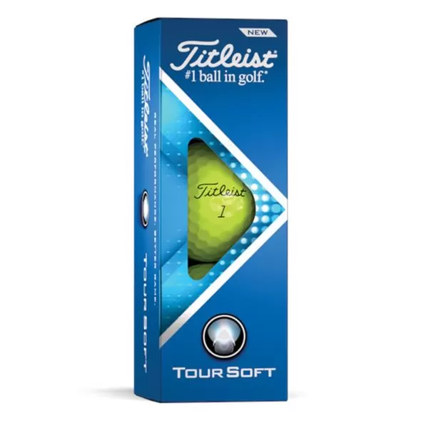 Titleist 22 Tour Soft Golf Balls Dozen Yellow 6 Titleist 22 Tour Soft Golf Balls Dozen Yellow - Image 4