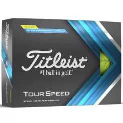 Titleist 22 Tour Speed Golf Balls Dozen Yellow