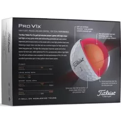 Titleist Pro V1X 2023 Golf Balls Dozen White -Sale Golf Online TI23D0102001 5 L