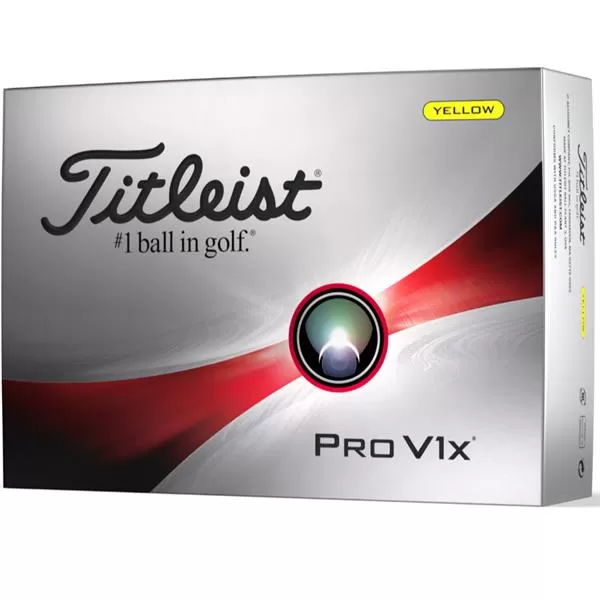 Titleist Pro V1X 2023 Golf Balls Dozen Yellow 3 Titleist Pro V1X 2023 Golf Balls Dozen Yellow