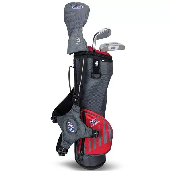 Junior 39" 3 Club Carry Set Right Hand Grey - Red 3 Junior 39" 3 Club Carry Set Right Hand Grey - Red