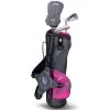 Junior 39" 3 Club Carry Set Left Hand Grey - Pink -Sale Golf Online US20C1001004 L