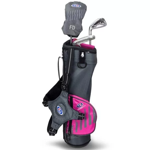 Junior 39" 3 Club Carry Set Left Hand Grey - Pink 3 Junior 39" 3 Club Carry Set Left Hand Grey - Pink