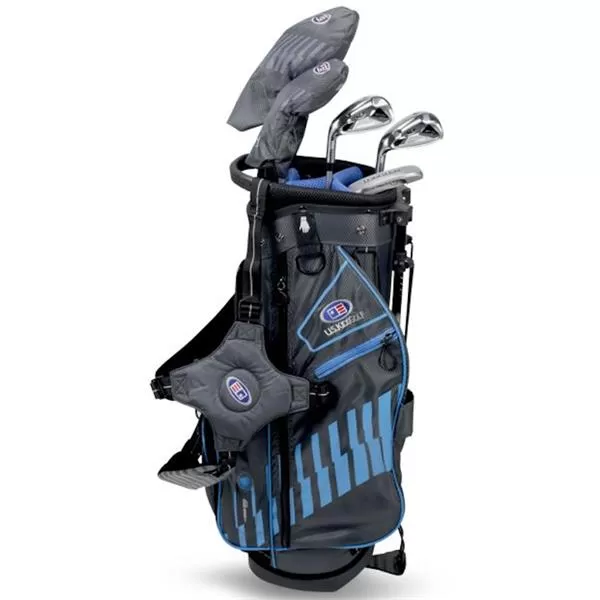 Junior 48" 5 Club Stand Set Left Hand Grey Teal 4 Junior 48" 5 Club Stand Set Left Hand Grey Teal - Image 2