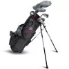 Junior 60" 5 Club Stand Set Left Hand Grey - Maroon -Sale Golf Online US20C1008002 L