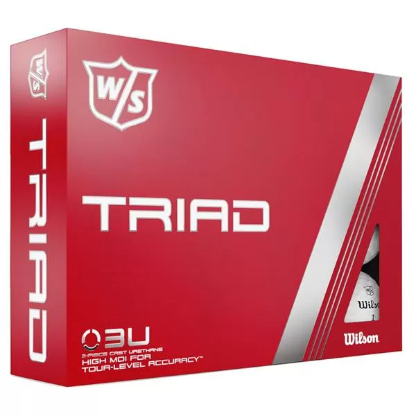Wilson Triad Golf Balls White 3 Wilson Triad Golf Balls White